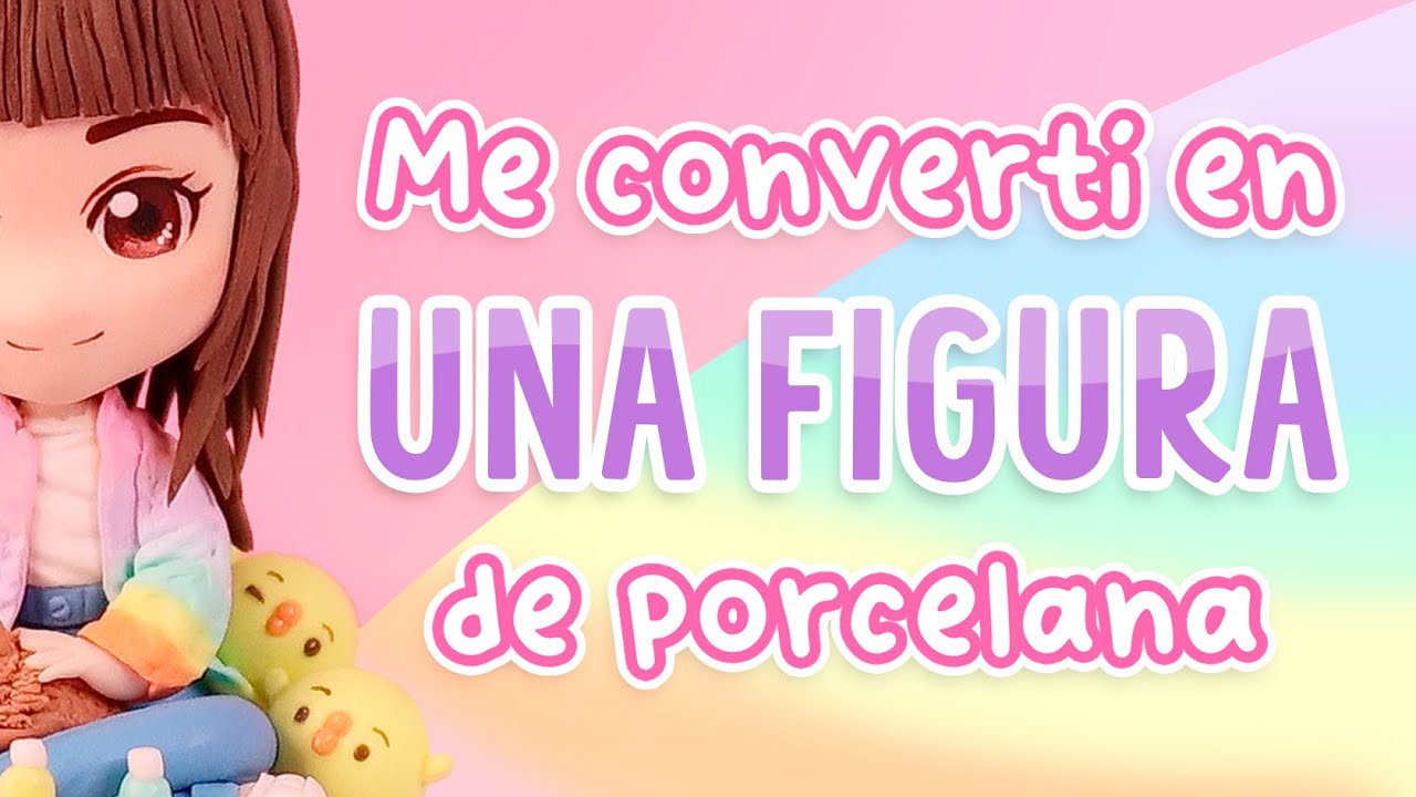 Me hice como figura de porcelana chibi 🐥 | TUTORIAL