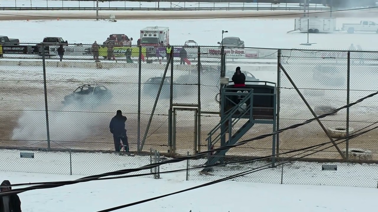 Winter Smash Demo Derby Mild Weld Mercer Speedway 1/24/26