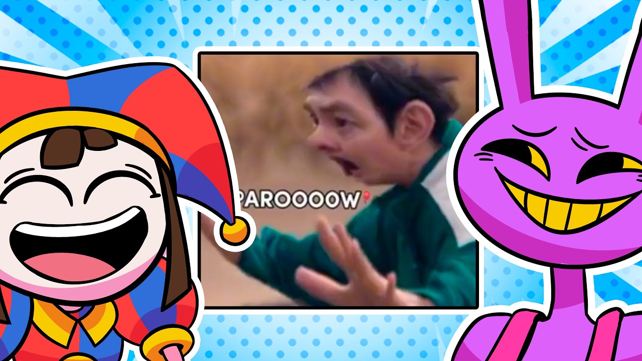 Pomni e Jax REAGIRAM aos MEMES de Round 6