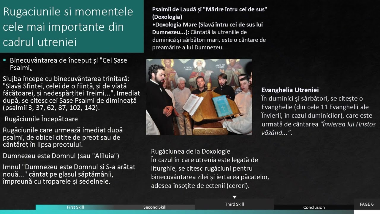 Istoria si simbolismul  Utreniei