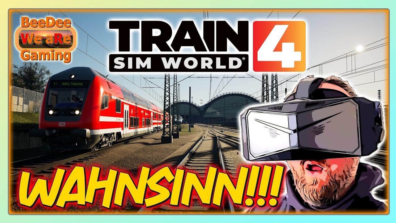 TRAIN SIM WORLD 4 in VR / PRAYDOG Unreal Engine 4 und 5 Mod (UE VR Mod) Tutorial / PIMAX Crystal