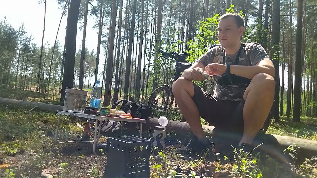 Поход выходного дня. Рыбный суп на печке щепочнице.