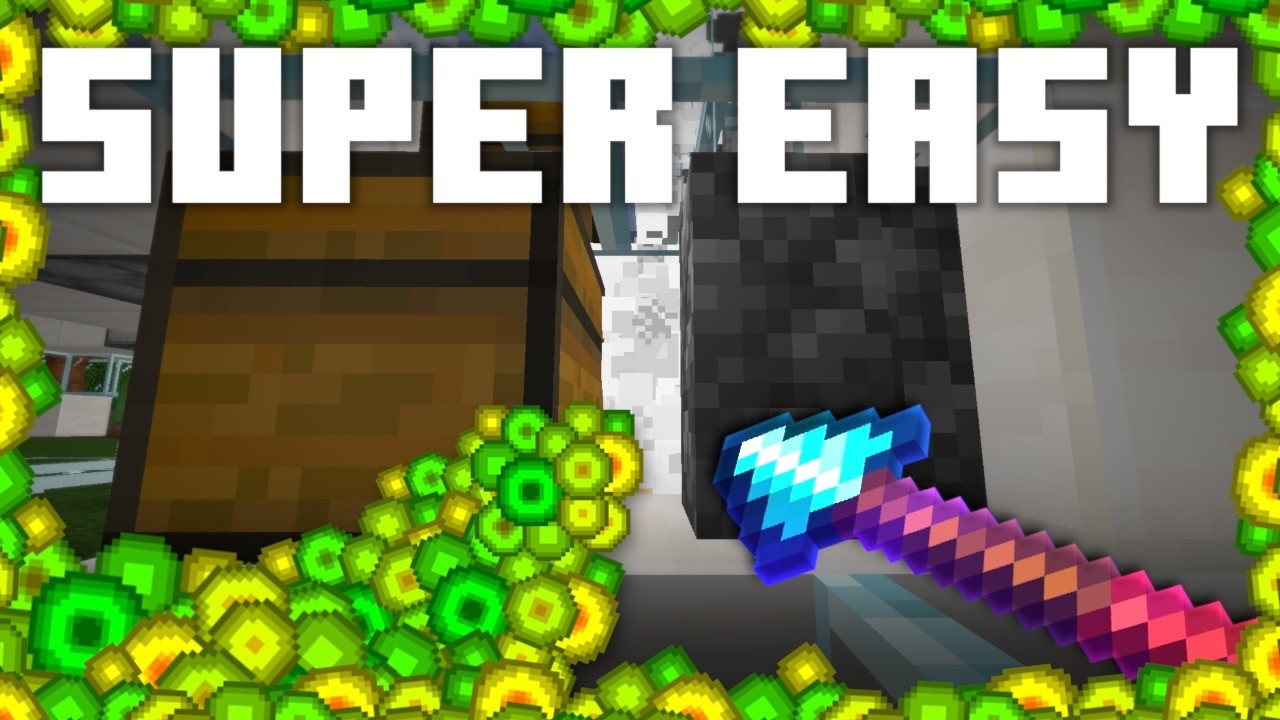 NEW TRIDENT-LESS XP Farm With the Spear (Minecraft Bedrock)