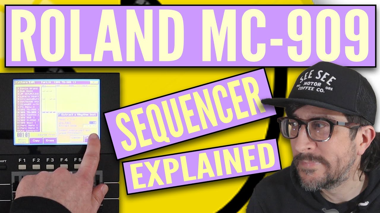 Roland MC-909 Groovebox - Sequencer 🎧 #MC909 #sequencer #tutorial