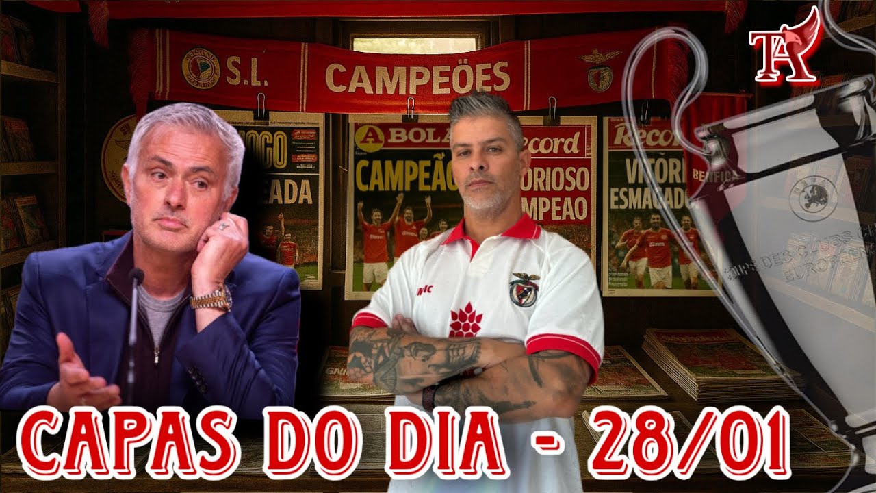 BENFICA-REVISTA IMPRENSA 28 Janeiro DIA DO TUDO OU NADA NA CHAMPIONS, DIA DE TODAS AS DECISÕES!! 🦅🔴