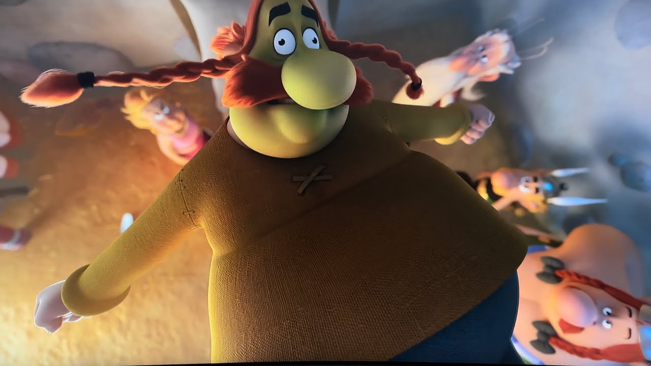 Asterix & Obelix Touch Man Belly He Bounces