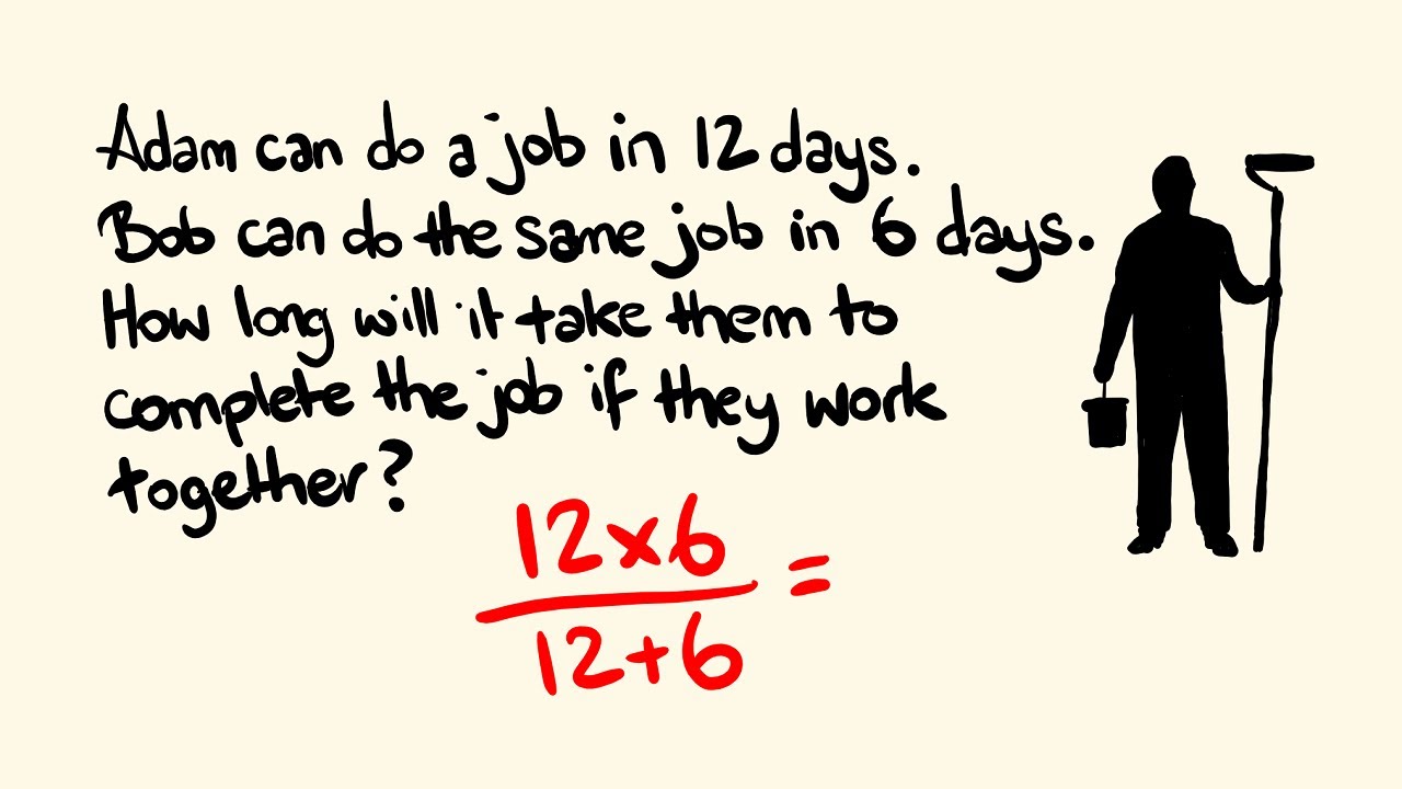 How to solce Time and Work problems easily in 5 seconds!