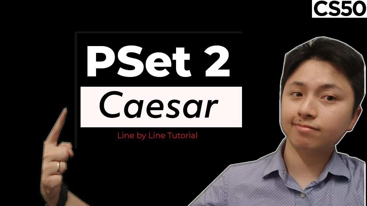 CS50 Caesar Cipher Solution - PSET 2 | 2021 Step by Step Tutorial | Live Coding