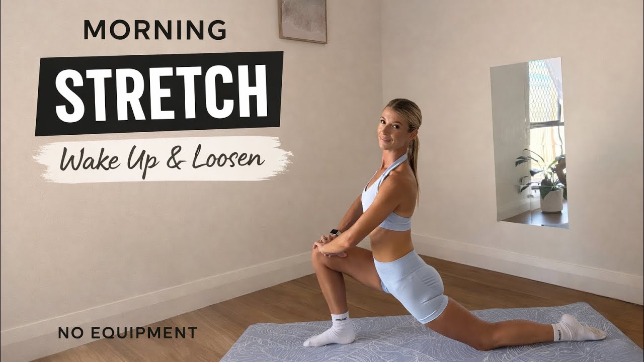 8 MIN MORNING STRETCH | Wake Up & Loosen Your Body (No Equipment 