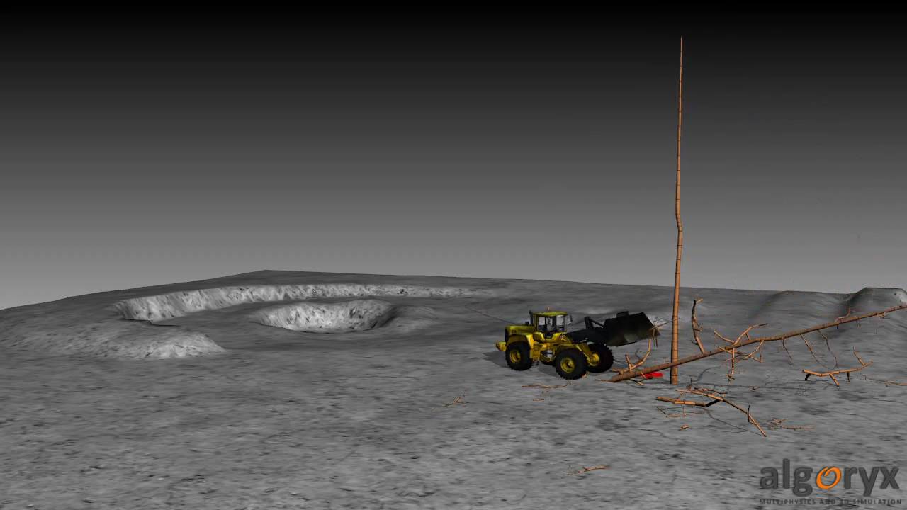 Vehicle and tree dynamics with AgX Dynamics