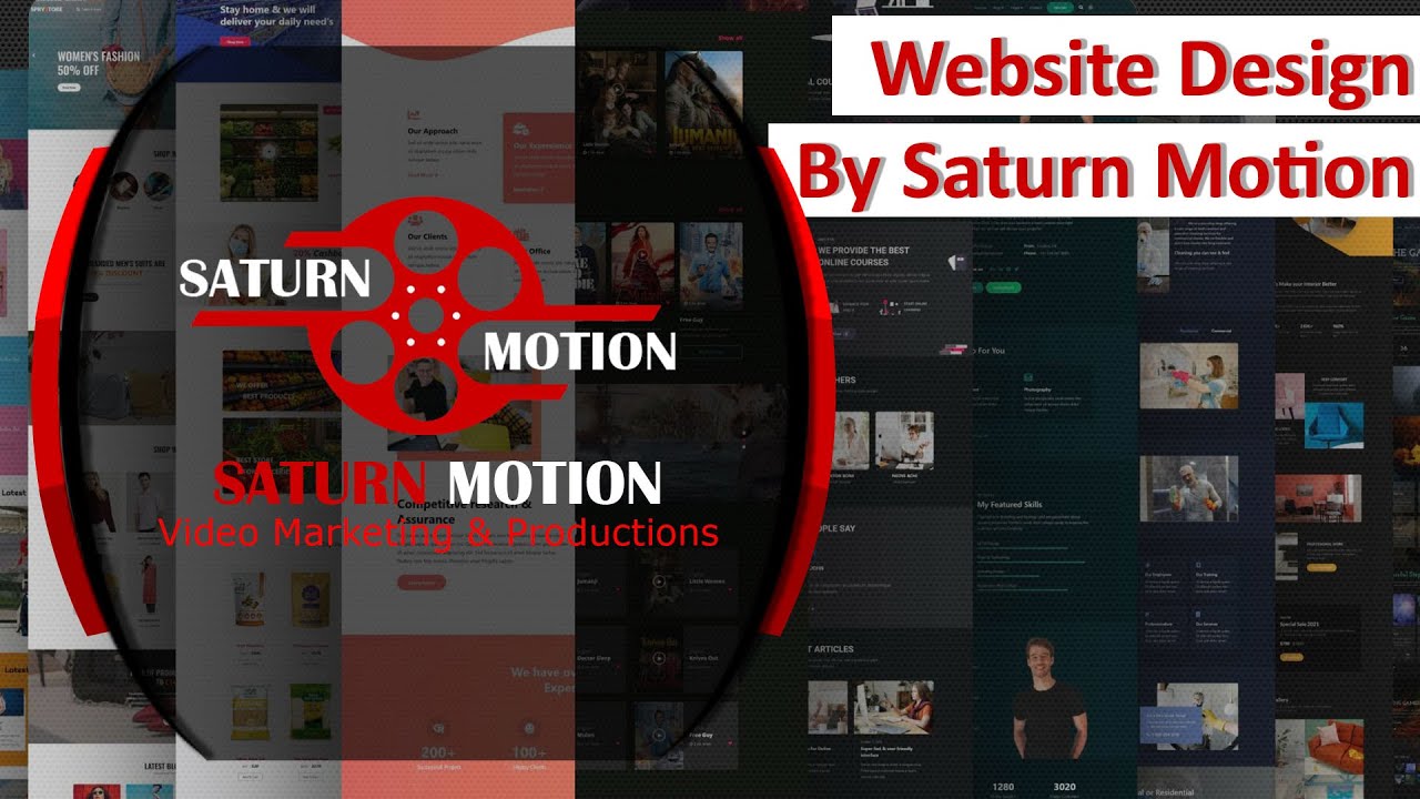 Saturn Motion   Website Design Services