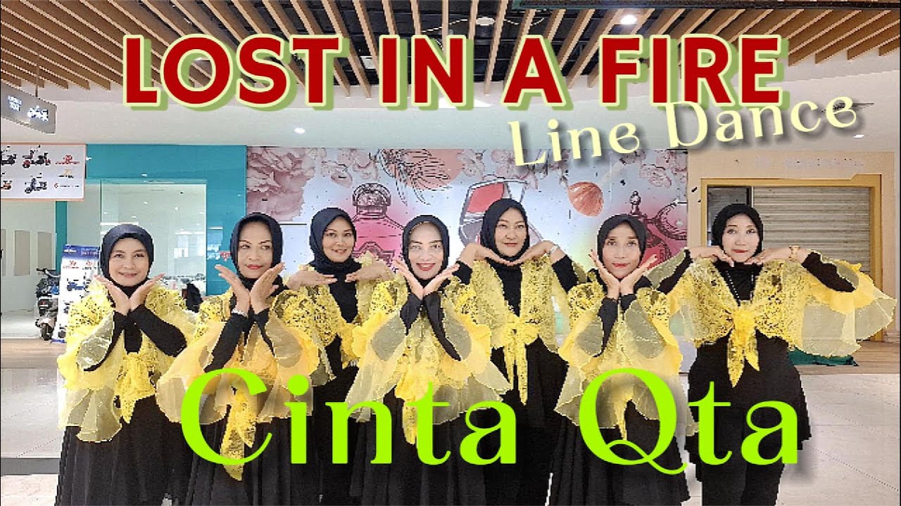 LOST IN YOUR FIRE | Line Dance | Choreo: Nicole Nadia (INA) | ‪‬Demo : CINTA QTA | High Improver
