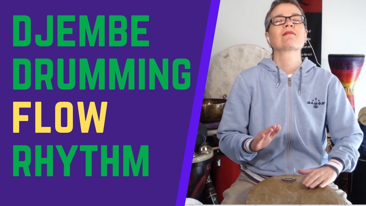 6/8 Djembe Drumming Flow Rhythm | Drum Therapy Cards