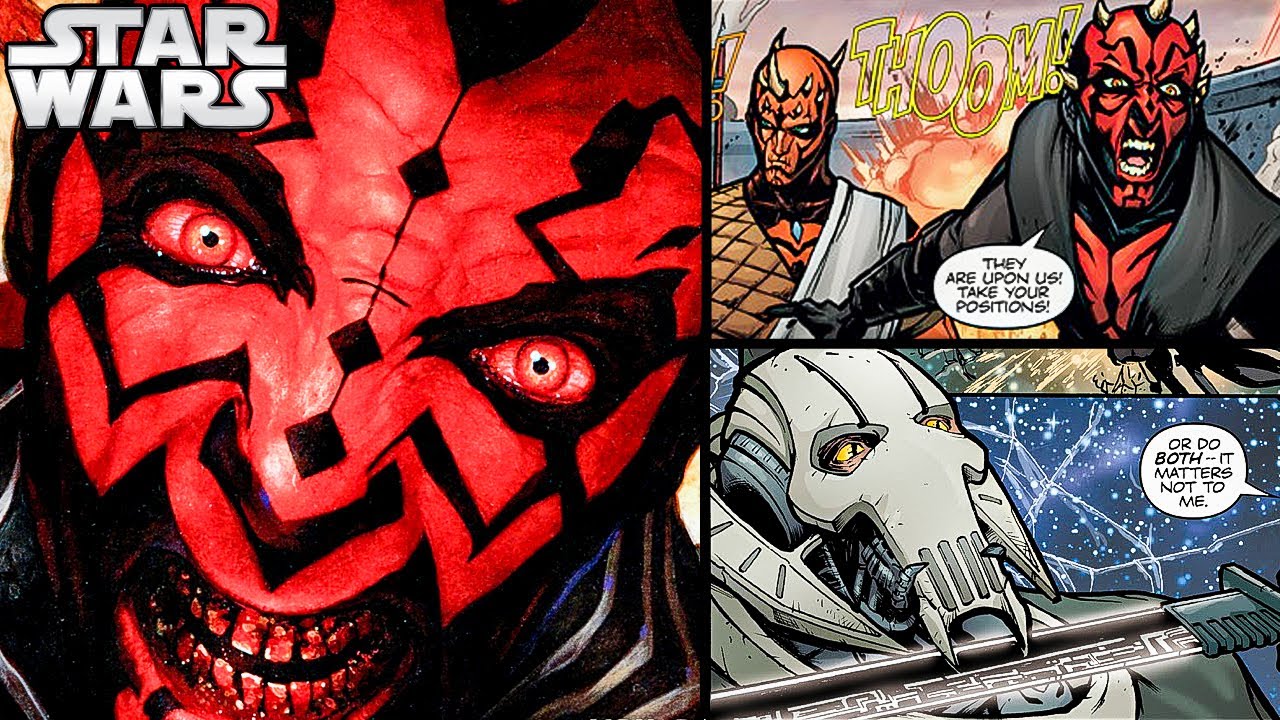 Maul BEATS Grievous and Captures Dooku! CANON
