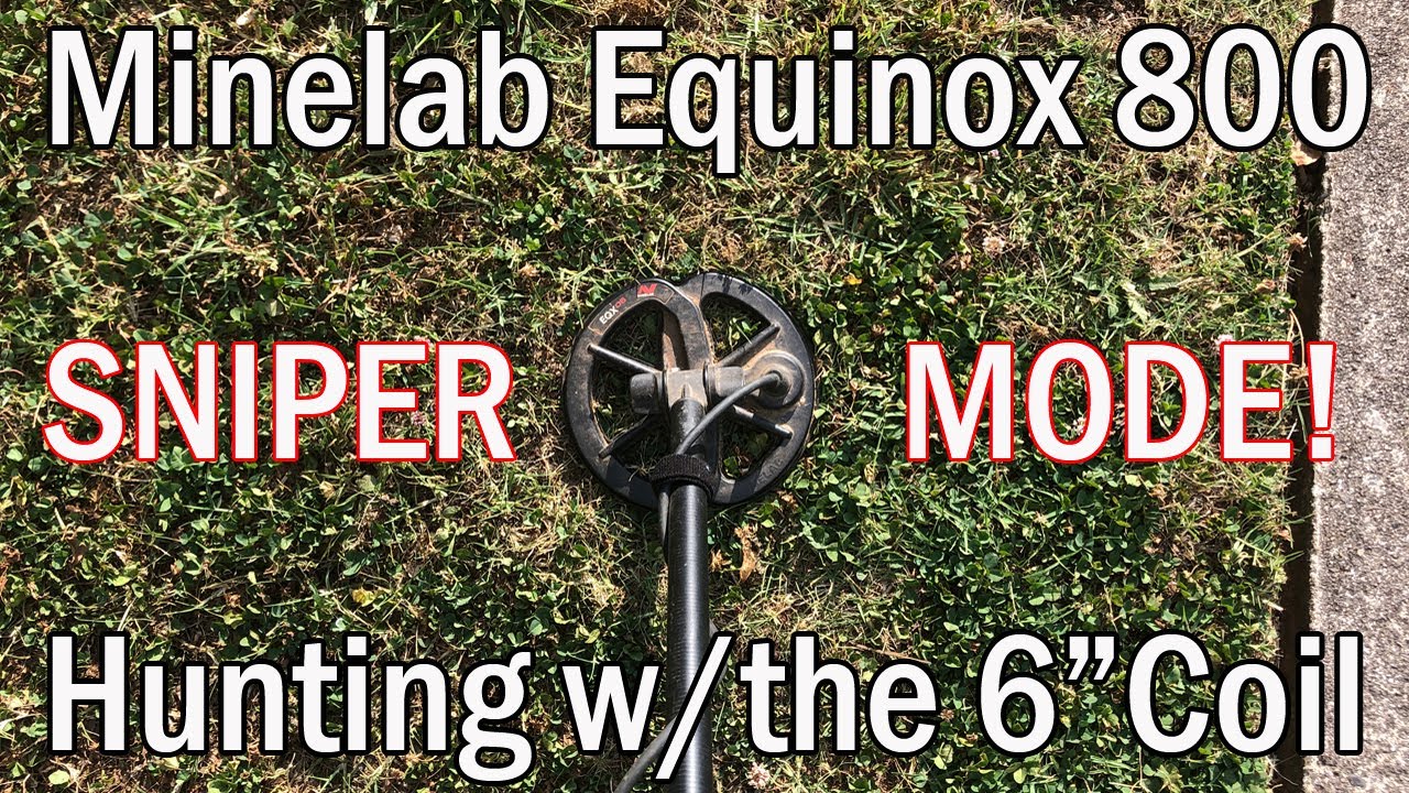 Minelab Equinox 800 - Обнаружение с помощью 6-дюймовой катушки. (#96)