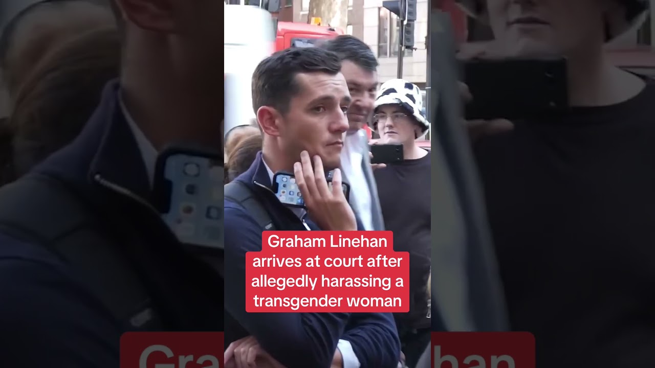 Graham Linehan arrives at court #themirror #news #politics