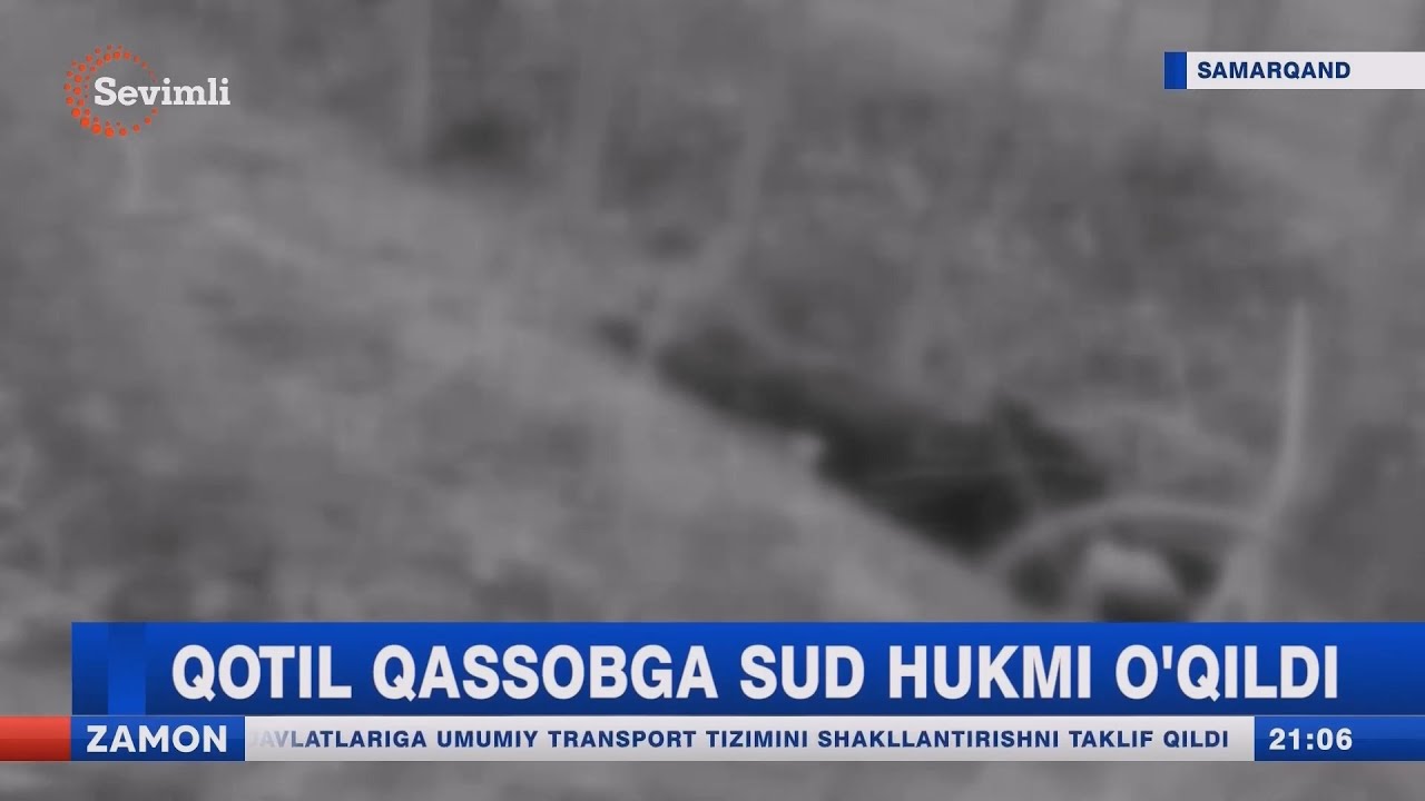 Qotil qassobga sud hukmi o'qildi
