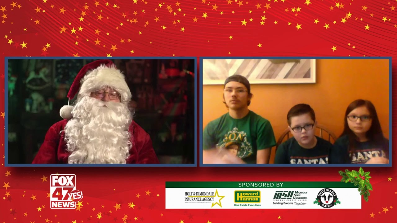 Virtual Visit With Santa - Garrett, Guliana & Gabriel
