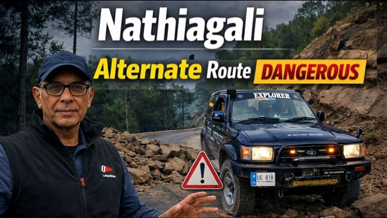 Murree / Nathia Gali New Route Update ⚠️ Landslides Found on Road