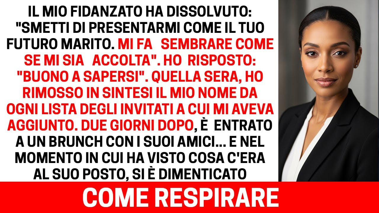Quando il mio fidanzato ha detto una frase che ha cambiato tutto