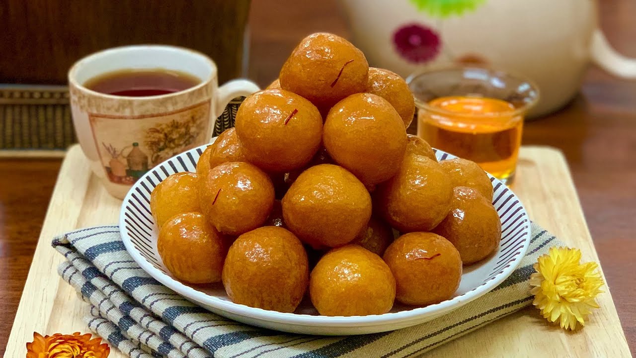لقیمات ( لقمة القاضي) | لقیمات ترد و خوشمزه |Crispy Luqaimat Arabic sweet recipe