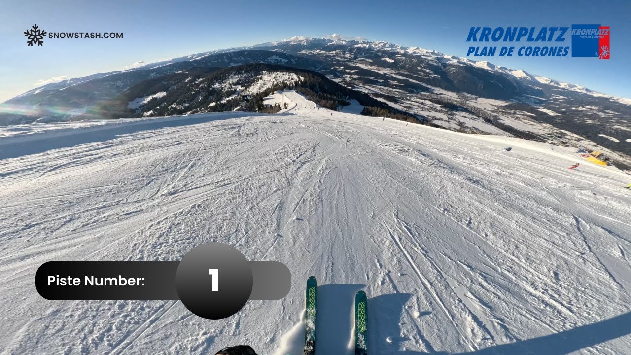 Advanced Piste 1 at Kronplatz