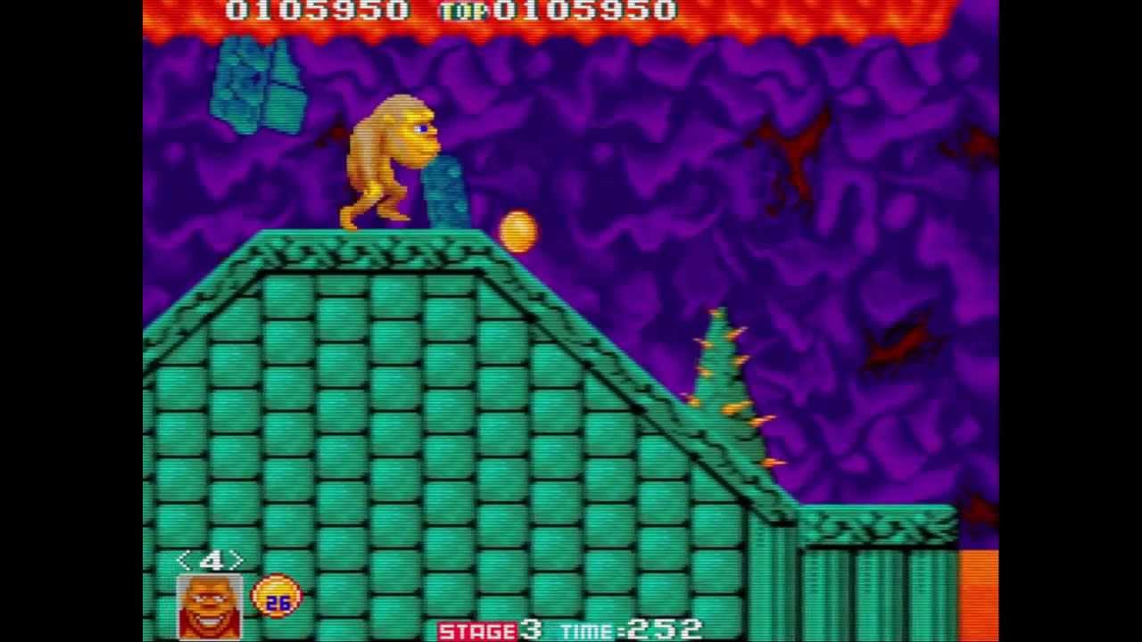 TOKI ARCADE PLAYTHROUGH - HD 60fps (JUJU DENSETSU)