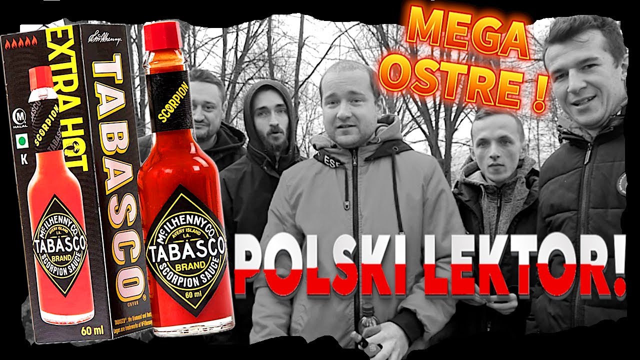 🔥🌶️ Jemy Mega ostry Tabasco Scorpion Extra Hot! Ogieeeń TEST ! 🔥🌶️