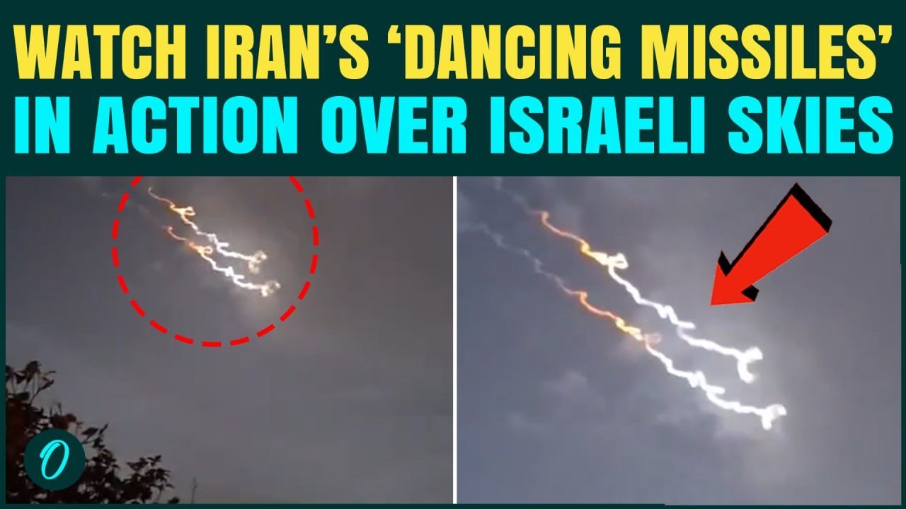 Iran&rsquo;s &lsquo;DANCING Missiles&rsquo; Light Up Israeli Skies In CRAZY VIDEO As Sejjil Missiles Evades Iron Dome