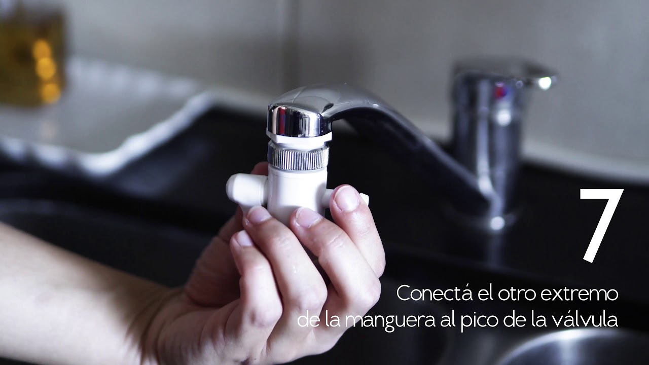 Instalación Purificador de Agua Dvigi en Grifos con Rosca Interna (Rosca hembra)