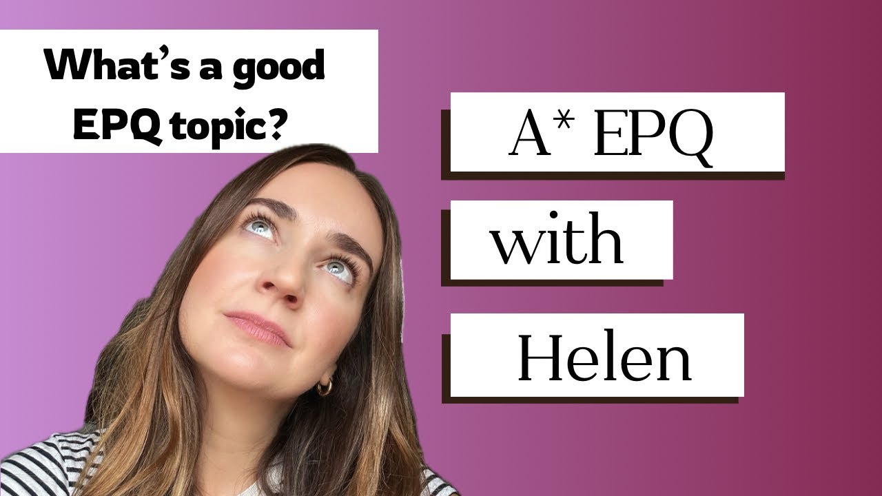 What&rsquo;s a good EPQ topic?