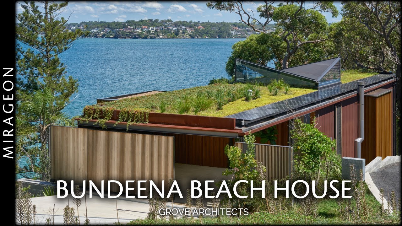 Sculptural Skylight Emerges from the Rooftop Garden | Bundeena Beach House