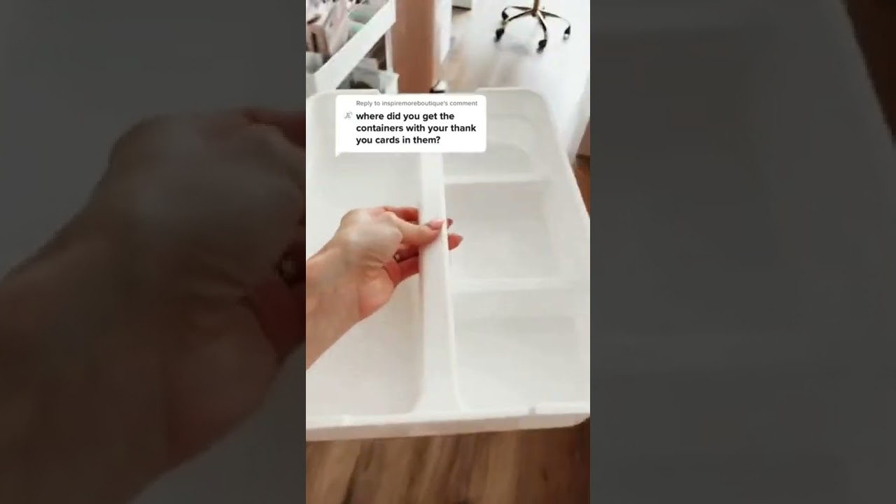 Craft room organization tip - how I keep my small business inventory organized