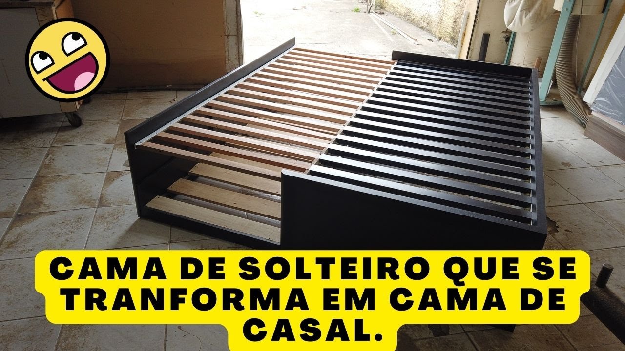 ✅ Cama 3 Em 1 Solução Perfeita , Para Ambientes Pequenos.