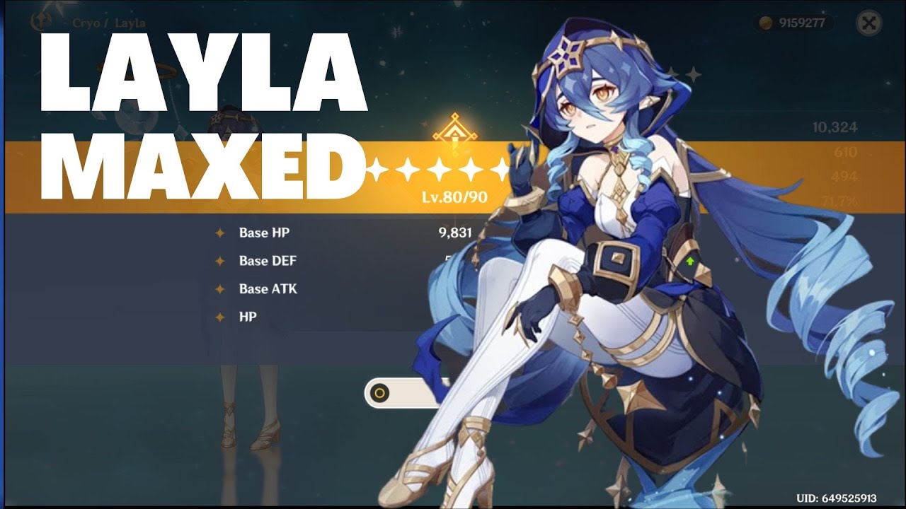Maxing Layla and trying to build her