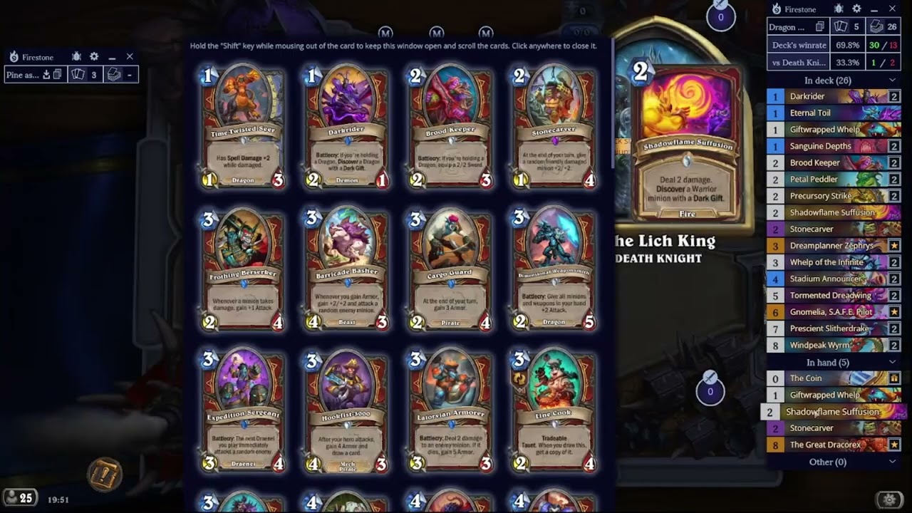 Hearthstone Echoes of the Infinite Dragon Warrior: Is DK the new king of the meta?