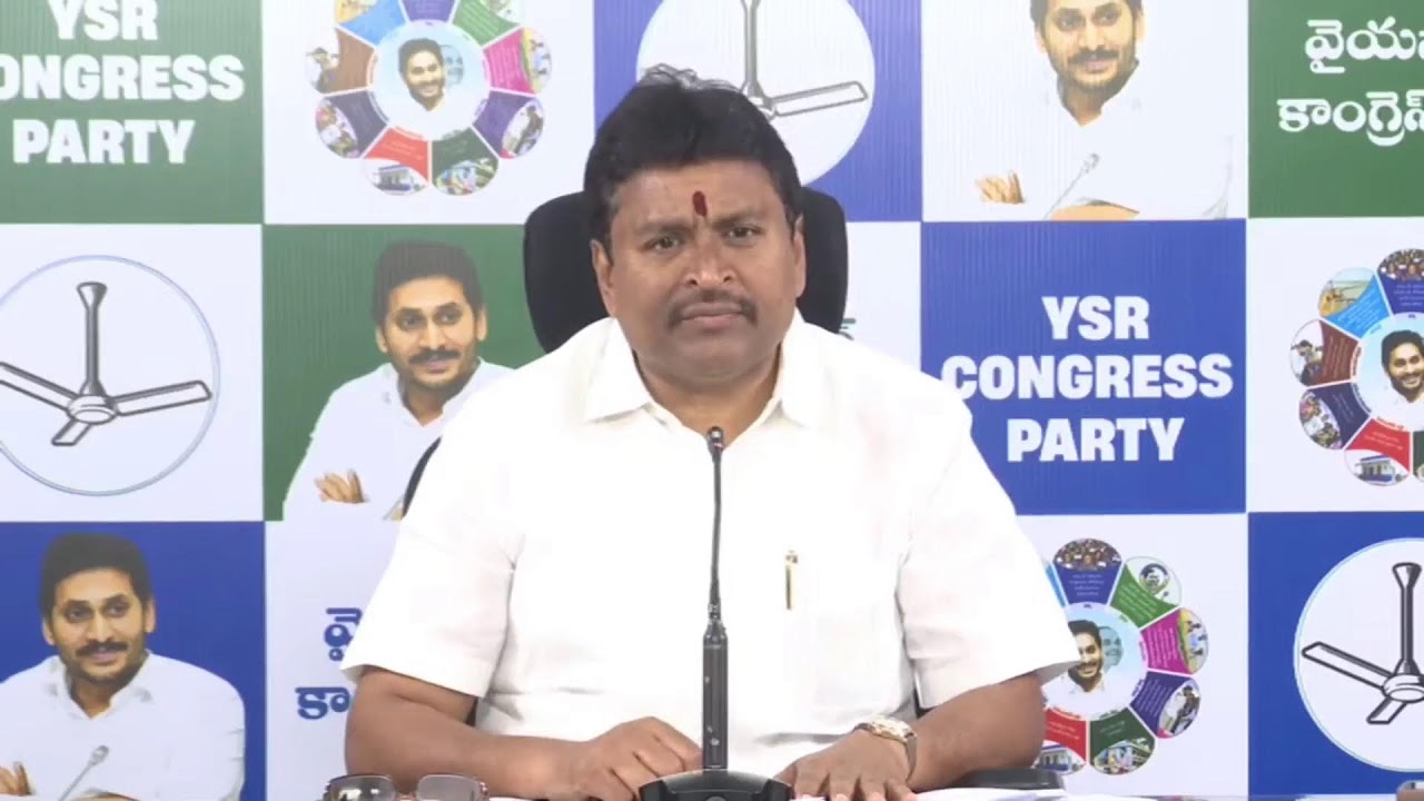 LIVE: PAC Member & Former Minister Sri Vellampalli Srinivas Press Meet