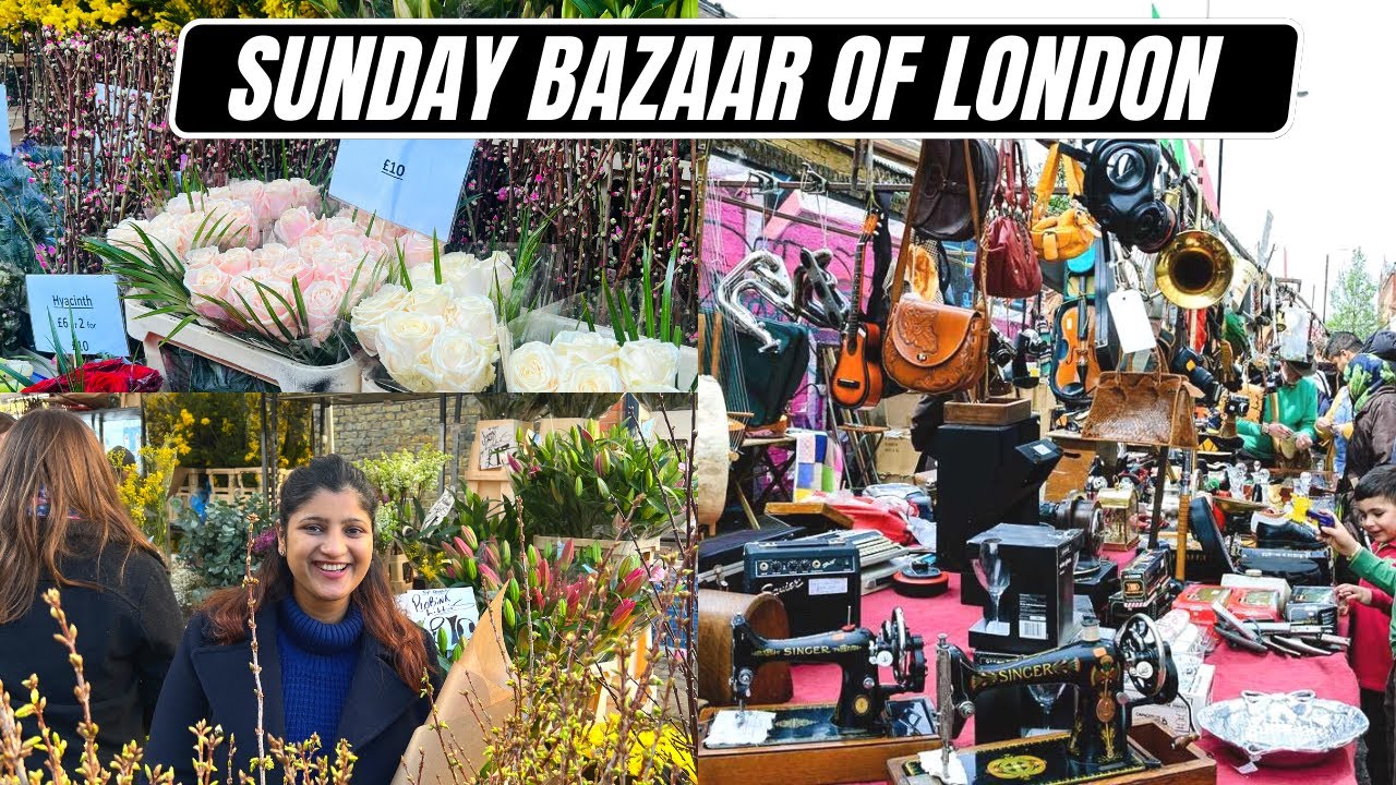 Sunday bazaar of London | Columbia Road Flower Market  | Albeli Ritu