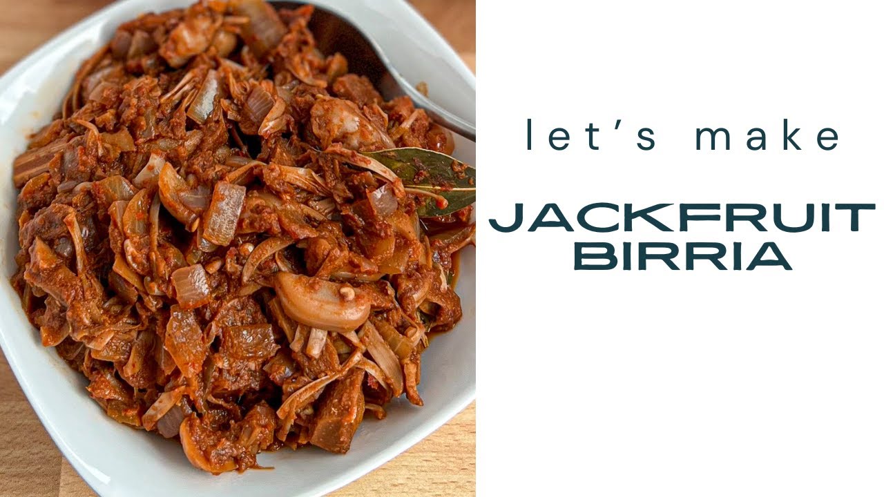 How to make jackfruit birria (vegan, gluten free)