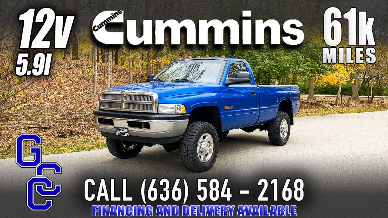 12v Cummins For Sale: 1998 Dodge Ram 2500