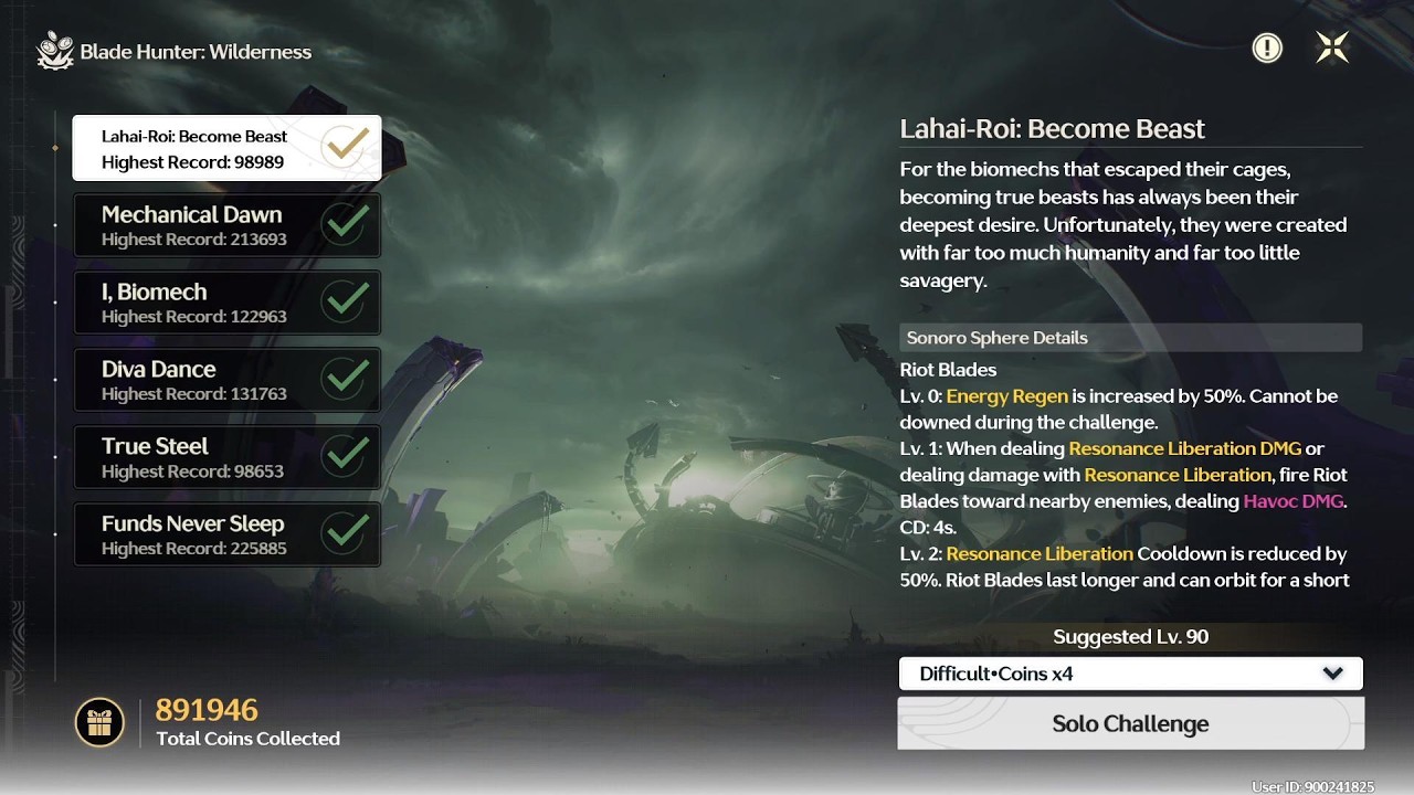 Wuthering Waves Gameplay | Blade Hunter: Wilderness Event Quest Completed