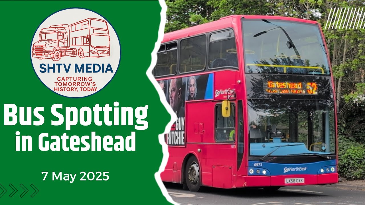 🚌 Buses in Gateshead | May 2025 Bus Spotting Highlights