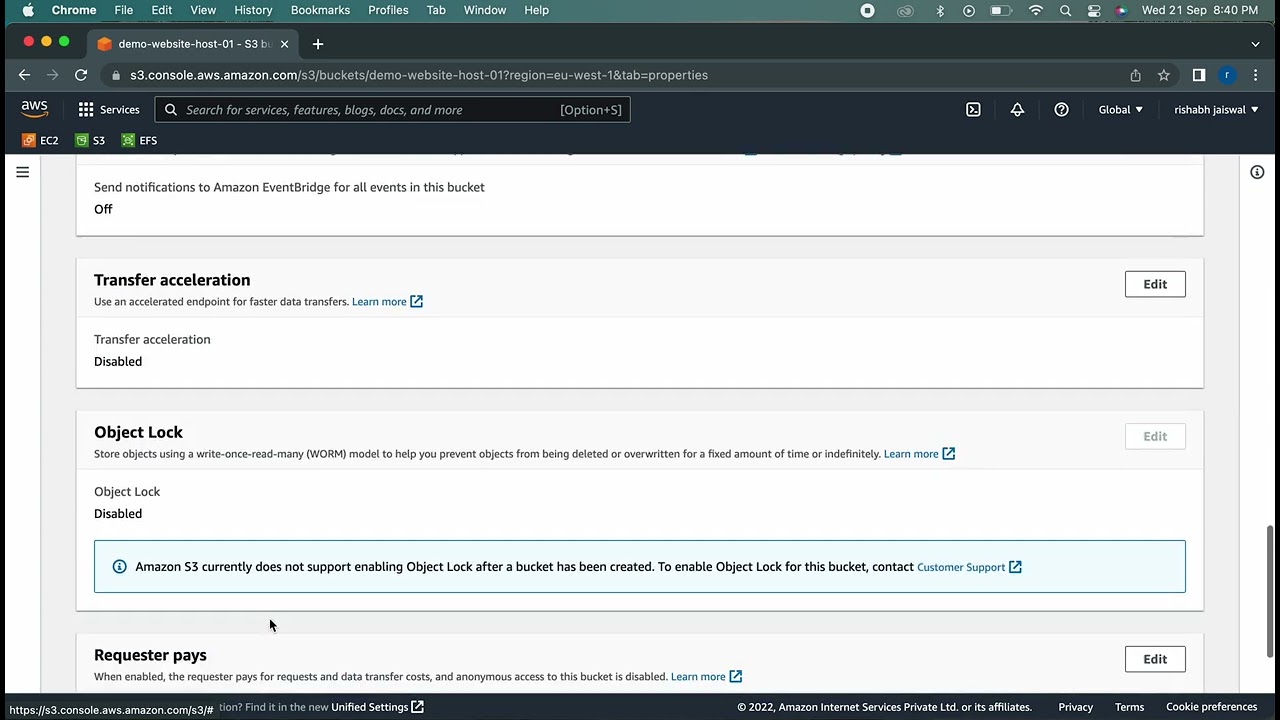 Amazon S3 Static website hosting tutorial - hands on