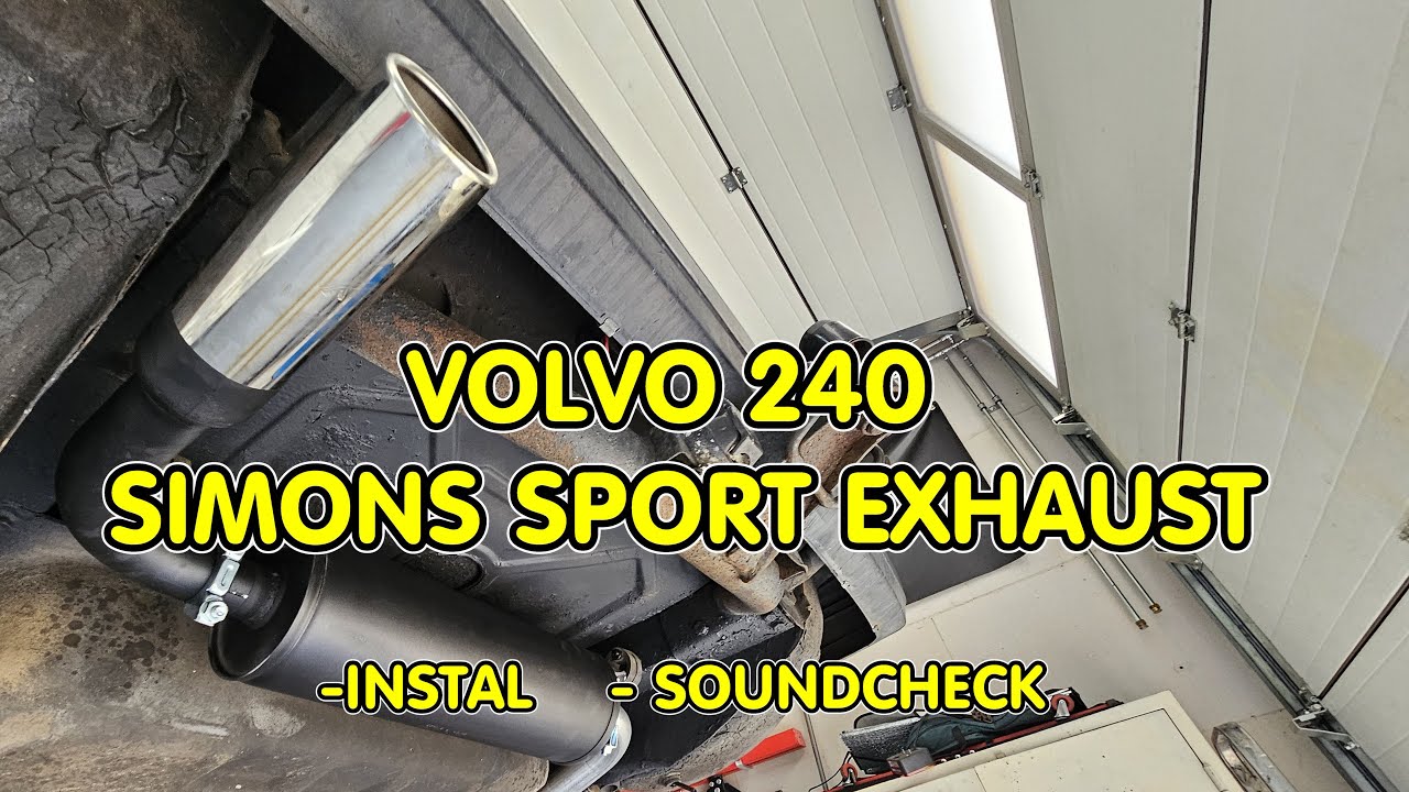 Volvo 240 Simons Sport Exhaust