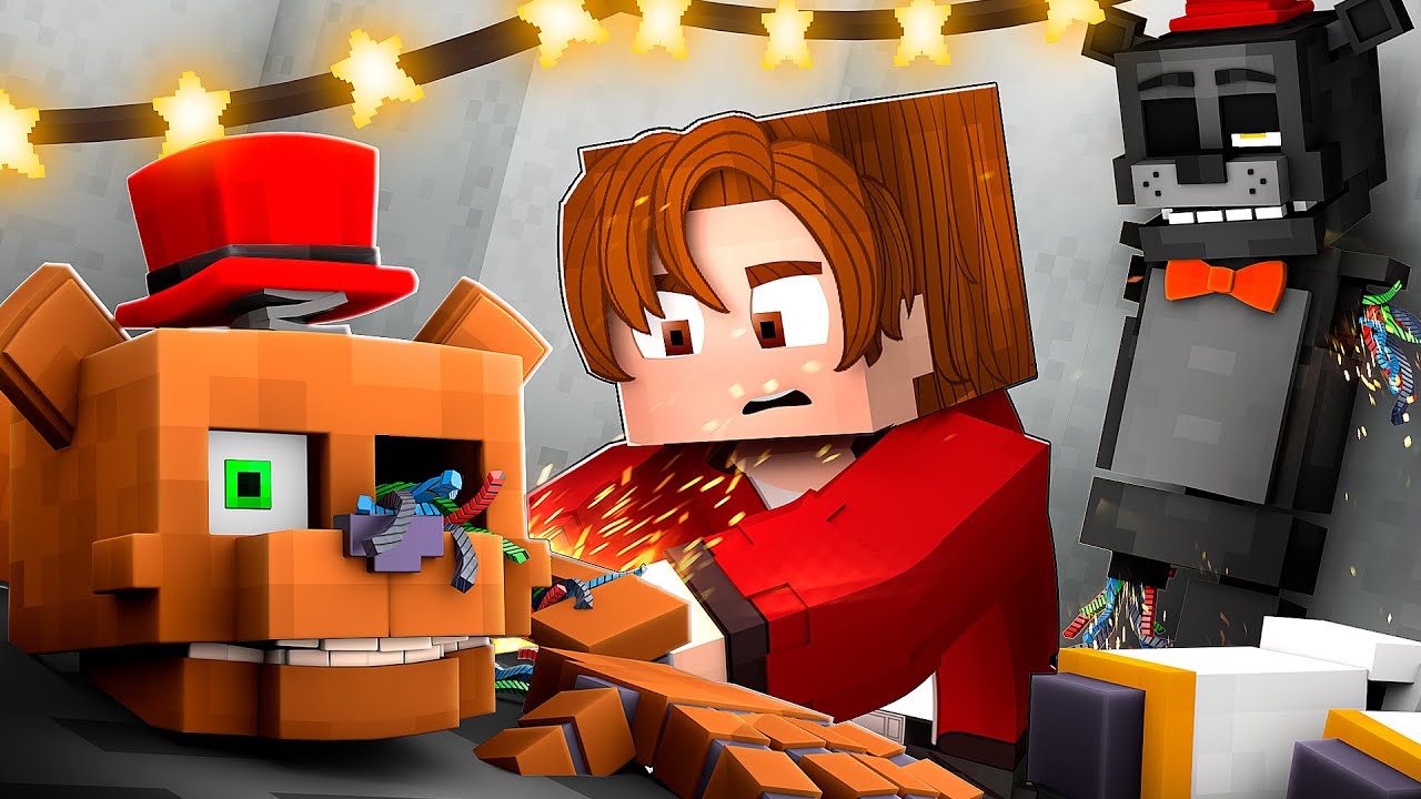 REBUILDING OLD FRIENDS in Minecraft FNAF
