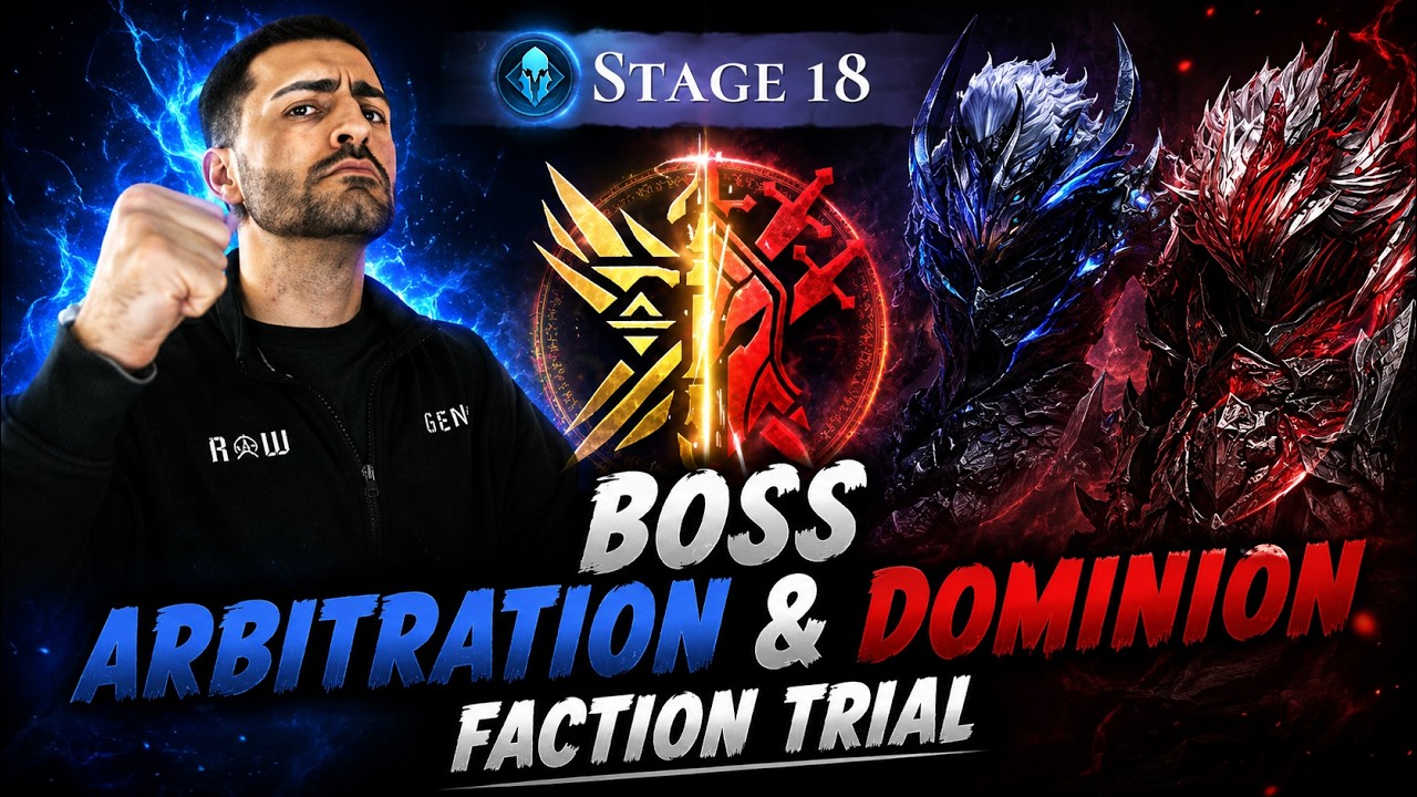 Stage 18 Arbitration & Dominion Faction Trials | Final Boss Full Guide | Watcher of Realms
