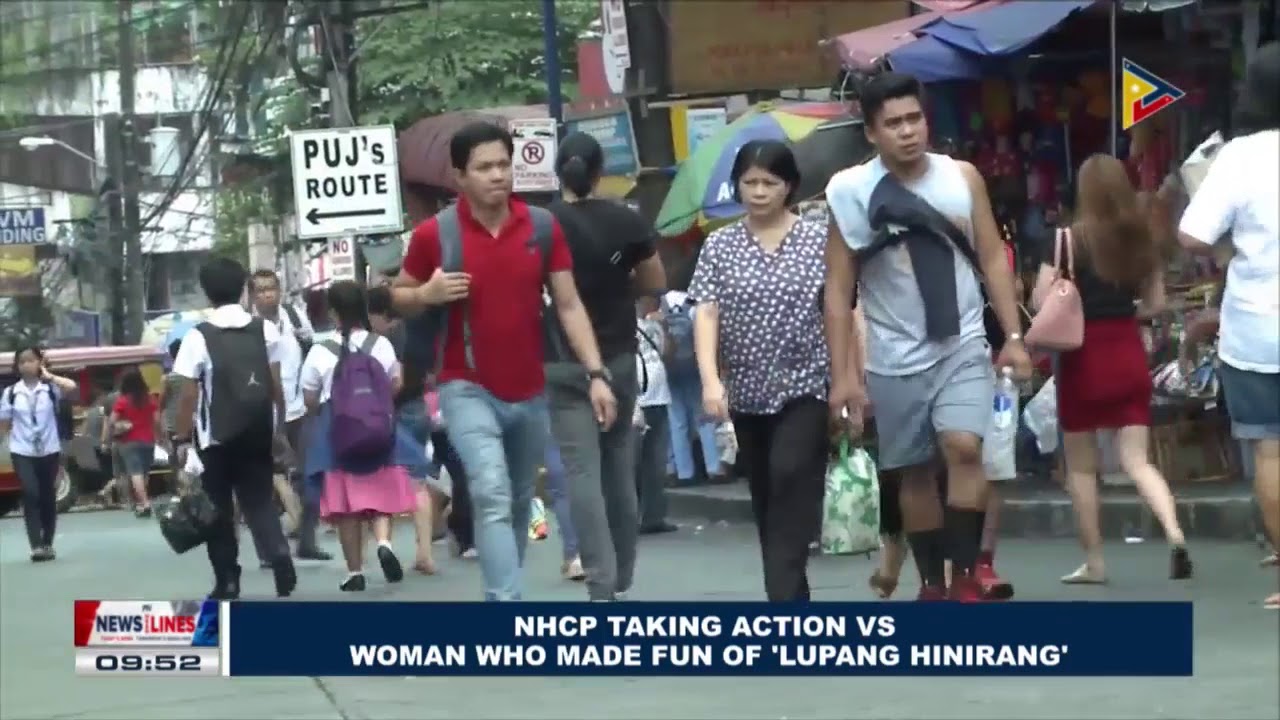 NHCP taking action vs woman who made fun of Lupang Hinirang