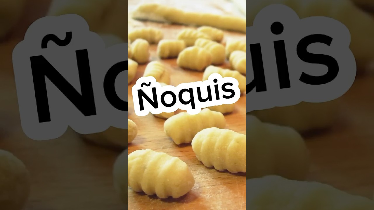 Gnocchi o &Ntilde;oquis de patata. Receta casera italiana paso a paso
