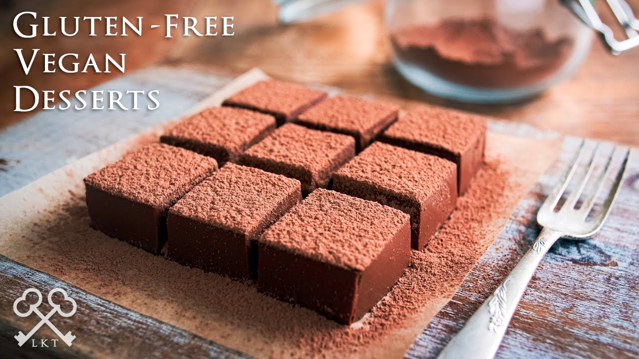 3-Ingredients Chocolate Fudge | Gluten Free Vegan Desserts