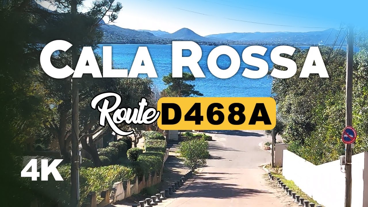Cala Rossa Route D468A - La Côte Sauvage de la Corse